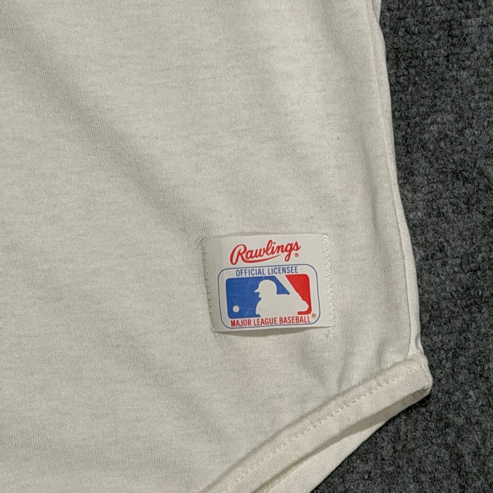 Vintage Atlanta Braves Baseball Jersey Shirt, Rawlings, Made in USA, 90s Size L - Picture 4 of 8